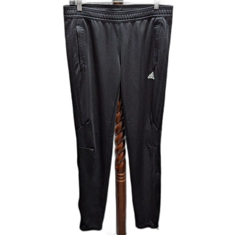 Adidas Women's Gorpcore Athleisure Medium Black on Black Track Pants Climatecool